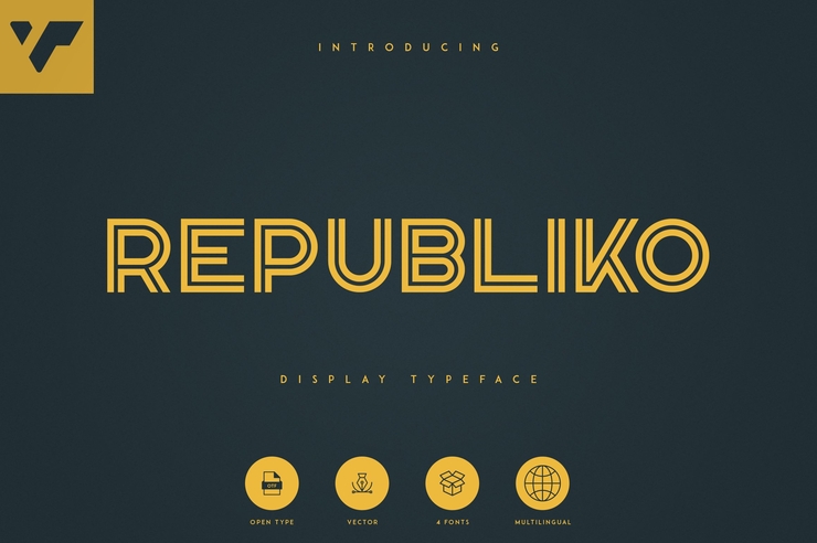Republiko字体 1