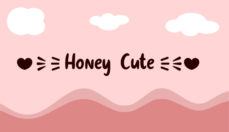 Honey Cute字体 1