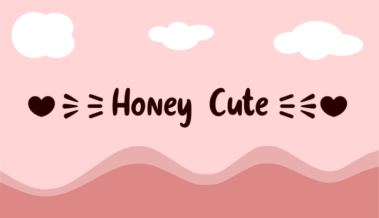 Honey Cute字体 3