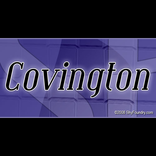 SF Covington字体 1