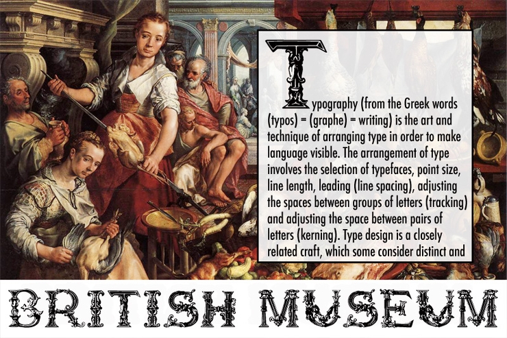 British Museum 1490字体 1