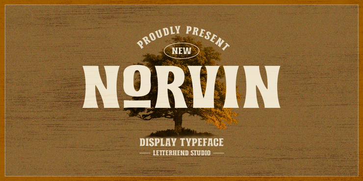Norvin字体 1