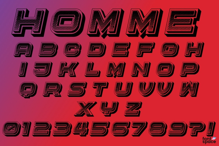 Homme字体 1