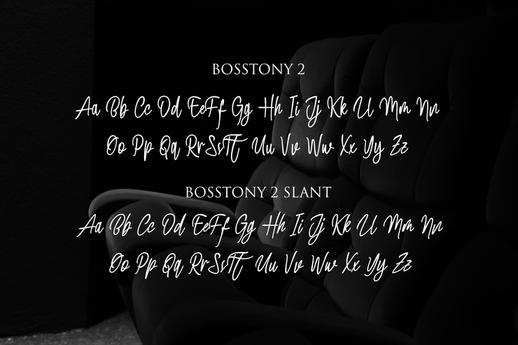 Bosstony 2字体 2