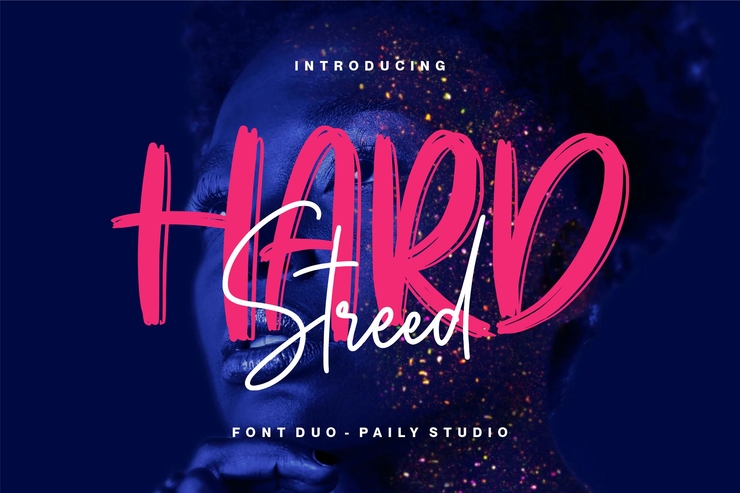 Hard Streed Brush字体 1
