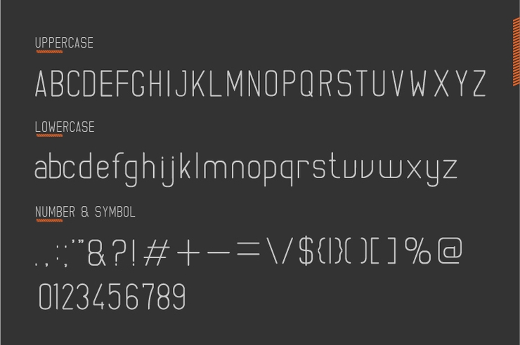 SLIM PRO字体 1