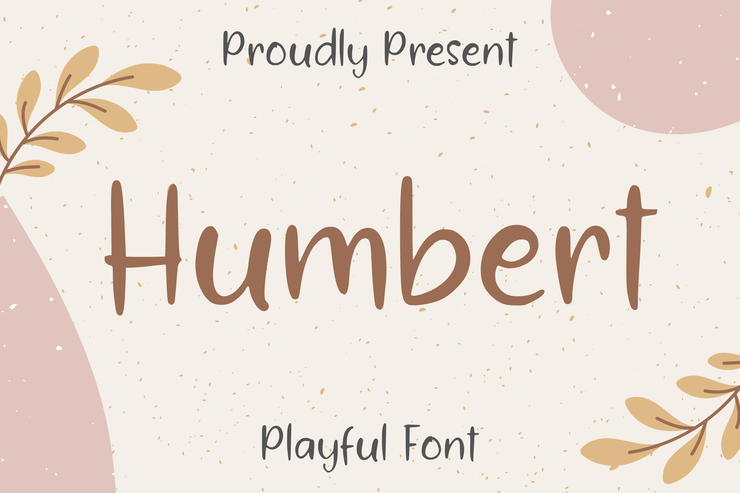 Humbert字体 1