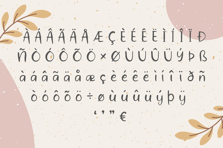Humbert字体 4