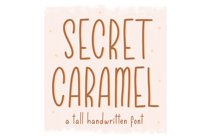 Secret Caramel字体 5