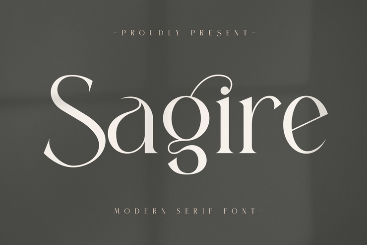 Sagire字体 2