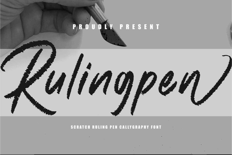 Rulingpen字体 3