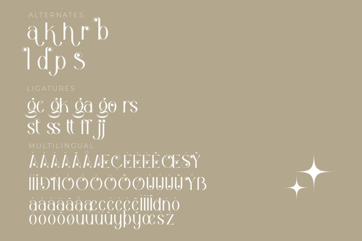 Bagola字体 6