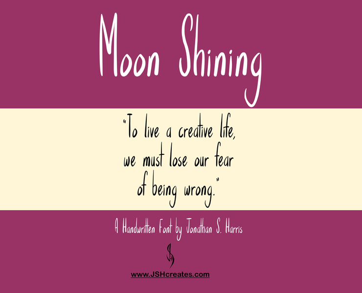 Moon Shining字体 1