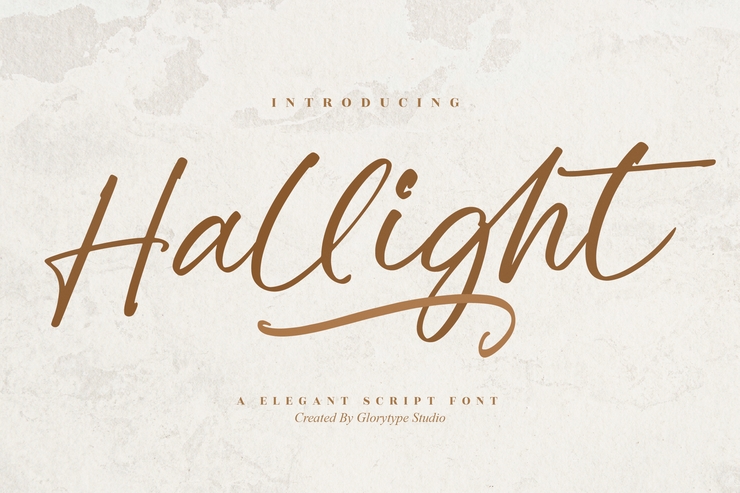 Hallight字体 2