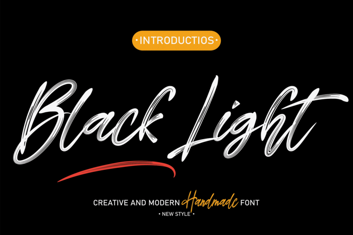 Black Light字体 6