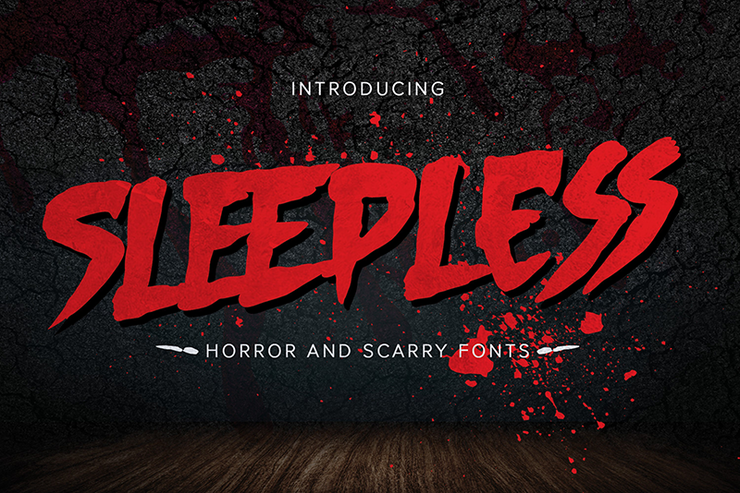 Sleepless字体 1