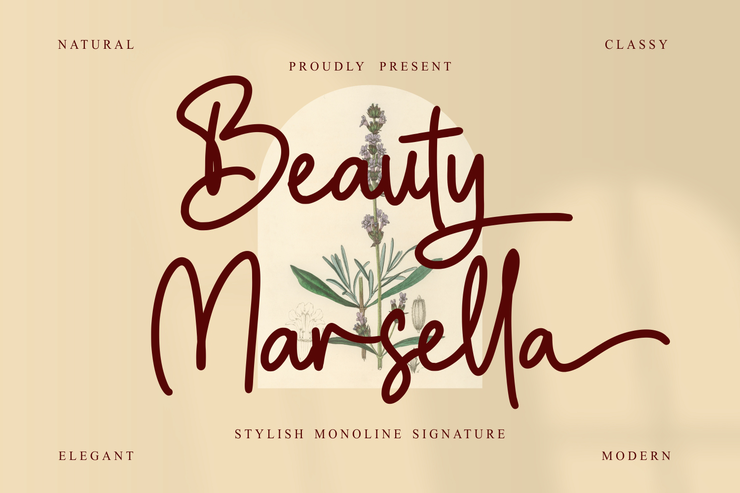 Beauty Marsella字体 3