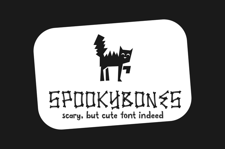 SPOOKYBONES字体 5