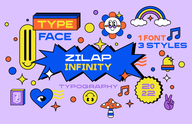 Zilap Infinity字体 1