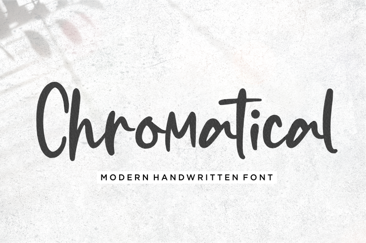 Chromatical字体 9