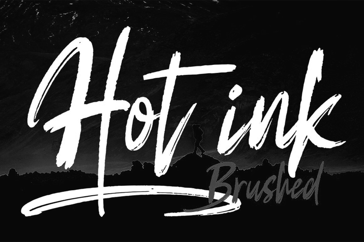 Hot Ink字体 1