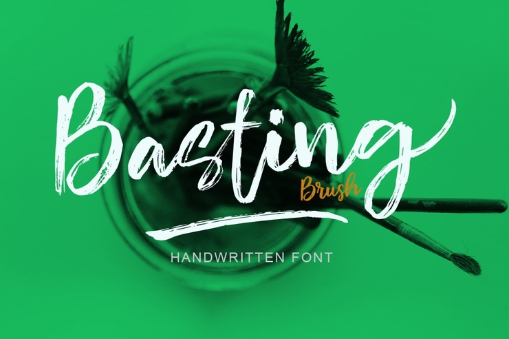 Basting Brush字体 6