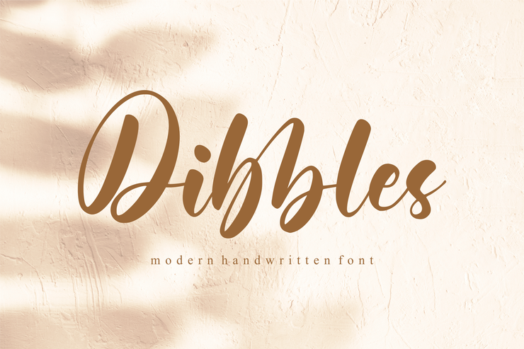 Dibbles字体 7