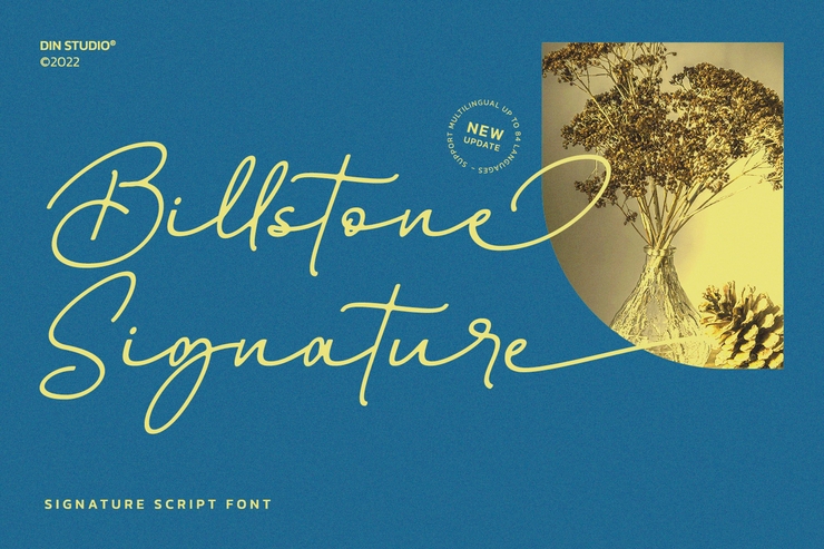 Billstone Signature字体 3