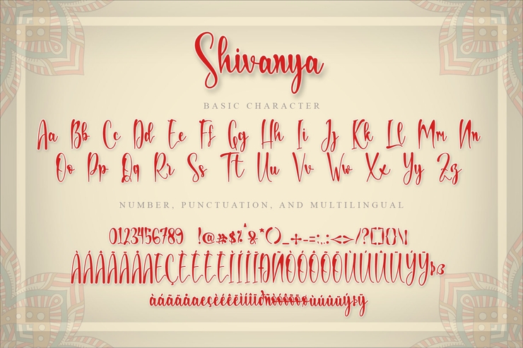 Shivanya字体 4