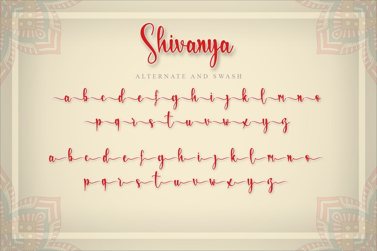 Shivanya字体 5