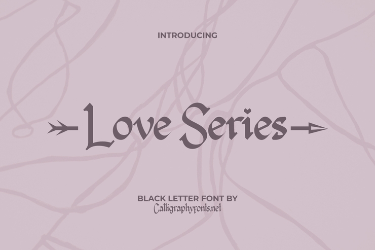 Love Series字体 8