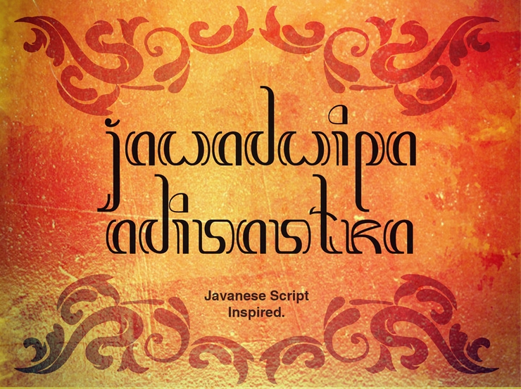Jawadwipa Adisastra字体 1