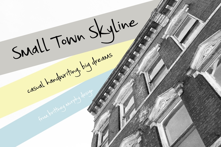 Small Town Skyline字体 1