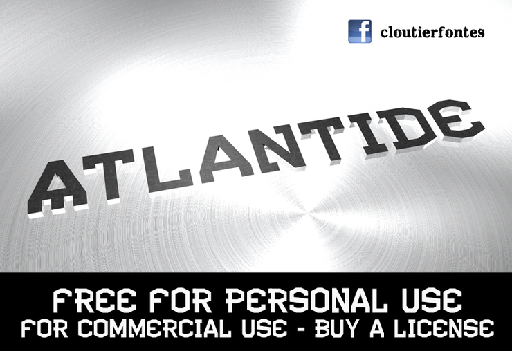 CF Atlantide字体 1