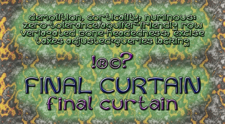 Curtains Final字体 3
