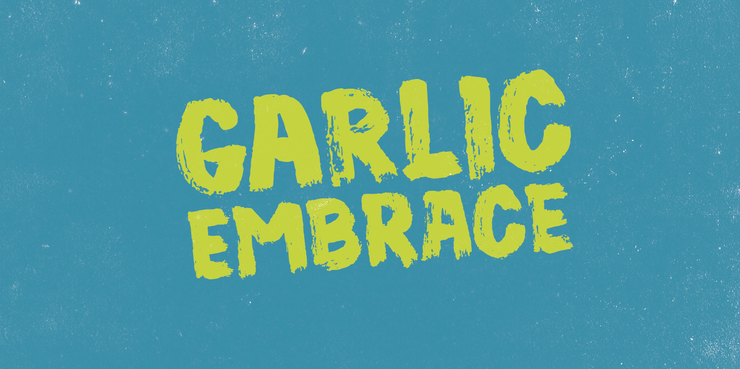 Garlic Embrace DEMO字体 2