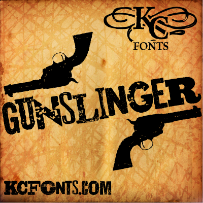 Gunslinger字体 1
