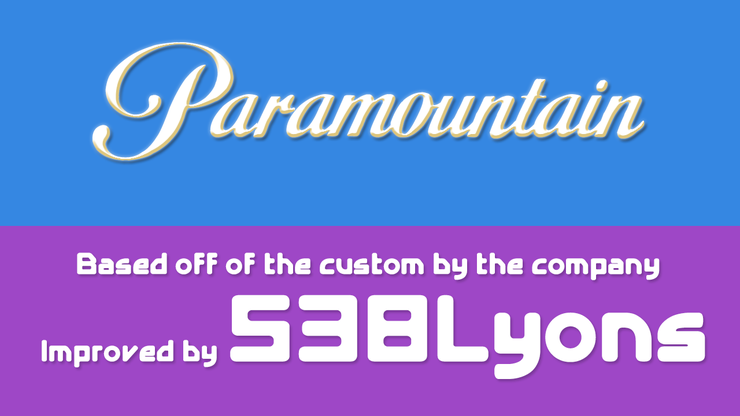Paramountain字体 1