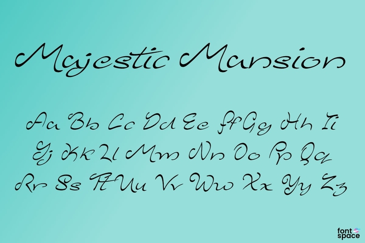 Majestic Mansion字体 1