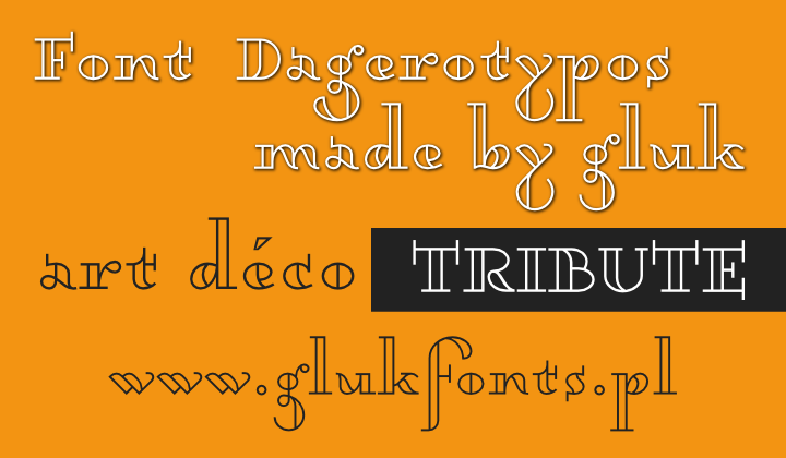 Dagerotypos字体 3