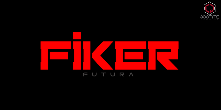 Fiker字体 4