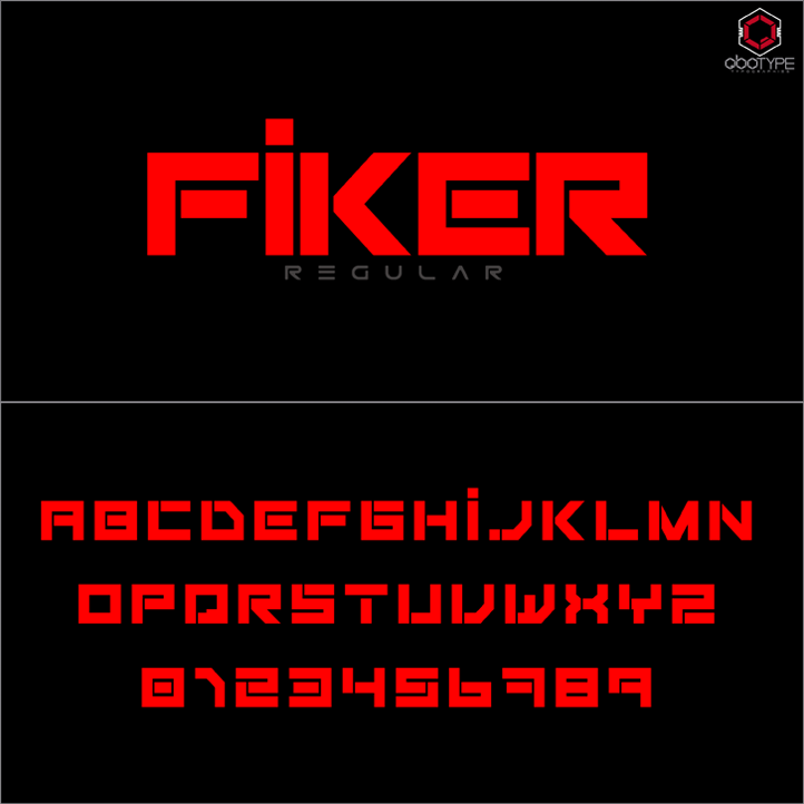 Fiker字体 6