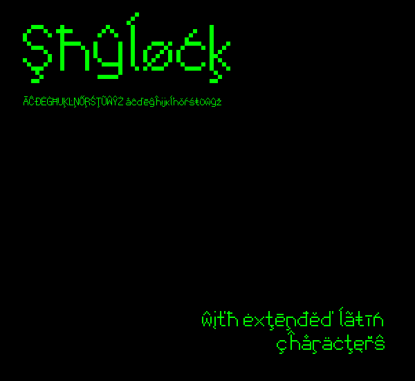Shylock NBP字体 2