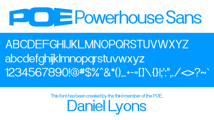 Powerhouse Sans字体 1