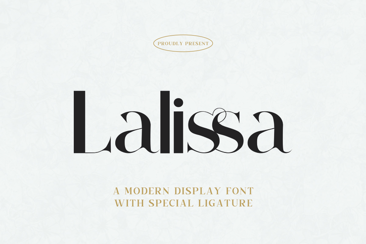 Lalissa字体 1