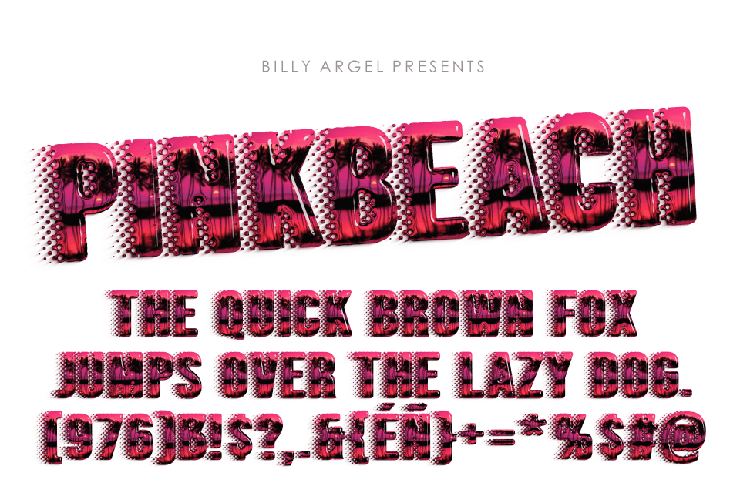 PINKBEACH ITALIC字体 5