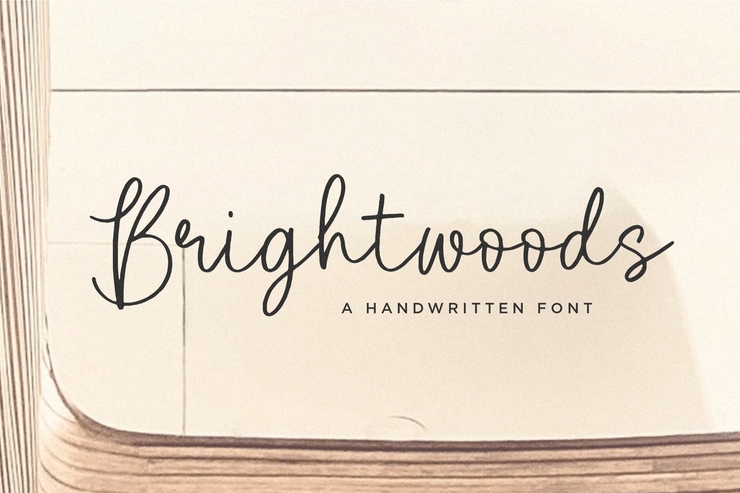 Brightwoods字体 1