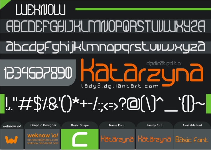 Katarzyna字体 1