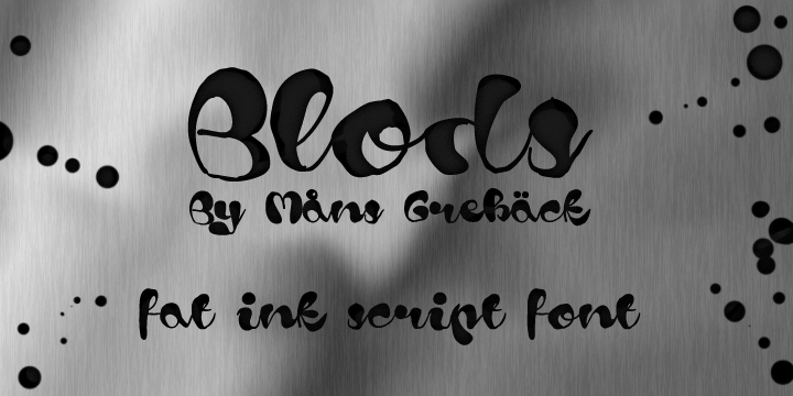 Blods字体 1