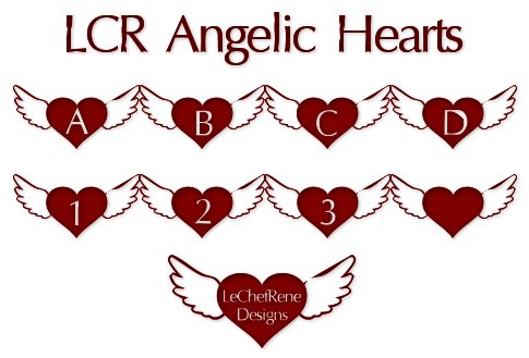 LCR Angelic Hearts字体 1
